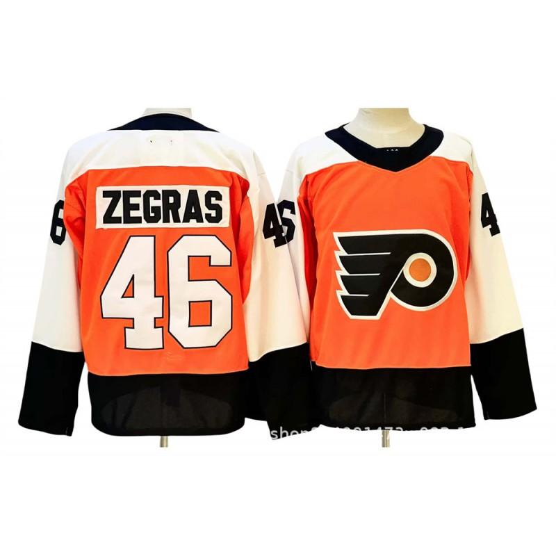 Mens Retro Ice Hockey Jersey Custom Embroidered 14 Team Uniform Training Shirt Cotton Blend