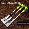Лопата для прополки и садовая лопата из марганцевой стали для выкапывания дикорастущих овощей и побегов бамбука