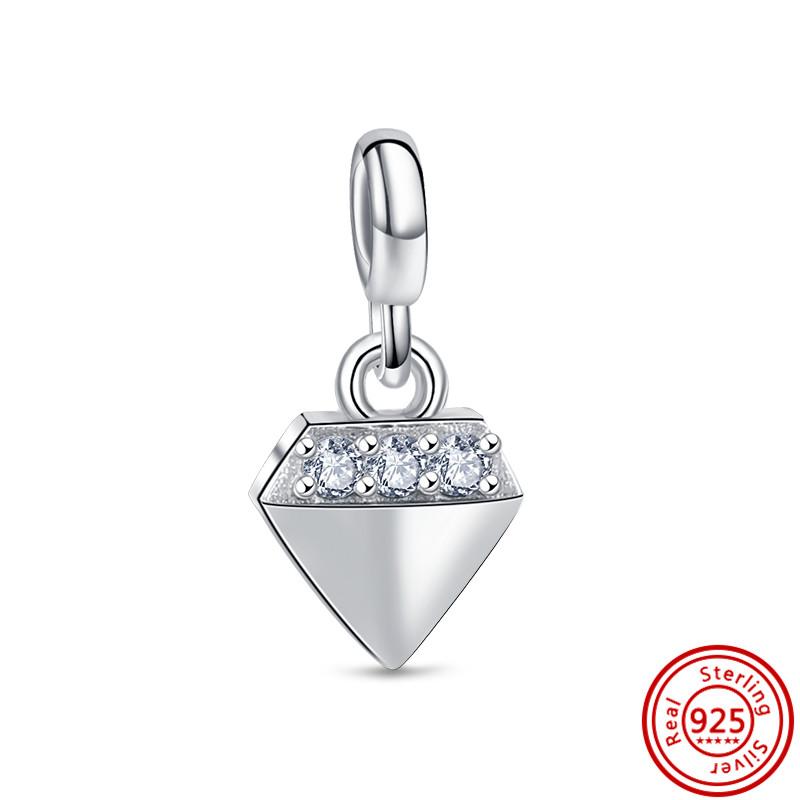 Стерлингового Серебра 925 пробы, мини-подвески серии Me, бусины, подходят для оригинального двойного звена, DIY браслет, женские подвески, ювелирные изделия