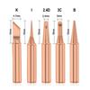 Soldering Tip Pure Copper Inner Core Electric Iron Head 900M Series Solder Tips