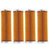 4-Pack Diesel Filter Element 15231-43560 1T021-43560 for Kubota Tractor