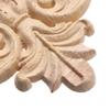 Decoration Unique Wood Carved Woodcarving Decorative Corner Appliques Frame Wooden Figurines Crafts