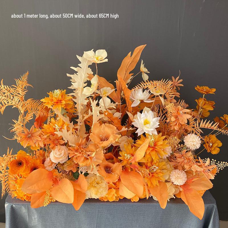 Искусственный Цветочный Декор для Свадебного Места Проведения: для Дорожки, Сцены и Банкетного Зала