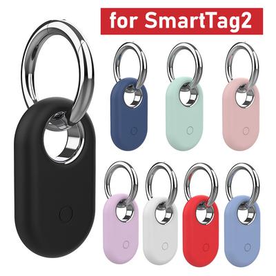 Для GalaxySmarttag 2 защитный чехол кожаный чехол для Samsung Galaxy Smart Tag держатель чехол толстый силиконовый чехол для SmartTag2