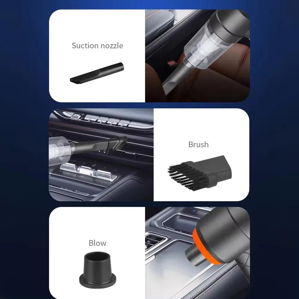 Hot Selling Wireless Car Vacuum Cleaner 6000Pa Cordless Handheld Cleaning Robot Auto Vacuums Strong Suction Cleaner For Car