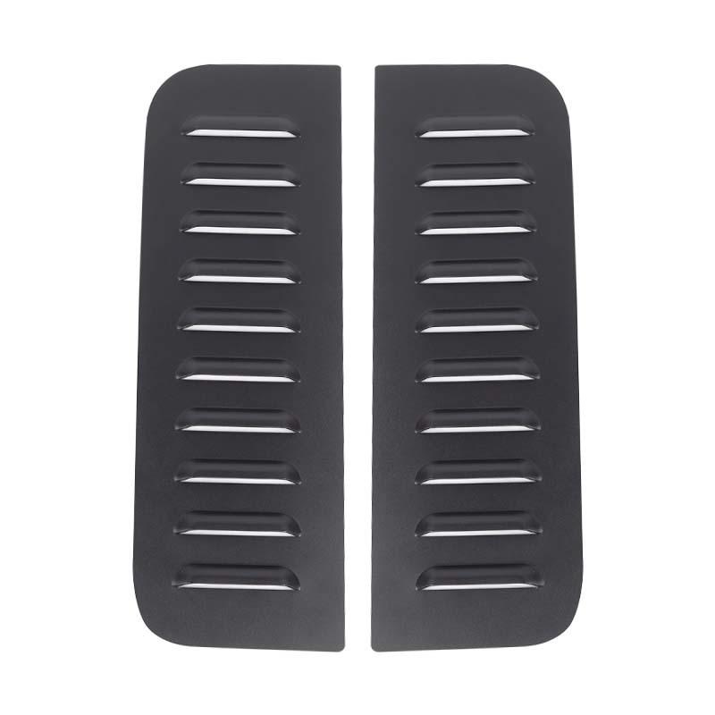 Накладка на заднее стекло автомобиля, декоративная рамка для Jeep Wrangler JL для JT Gladiator 2018, 4-дверная версия, металлические автомобильные аксессуары