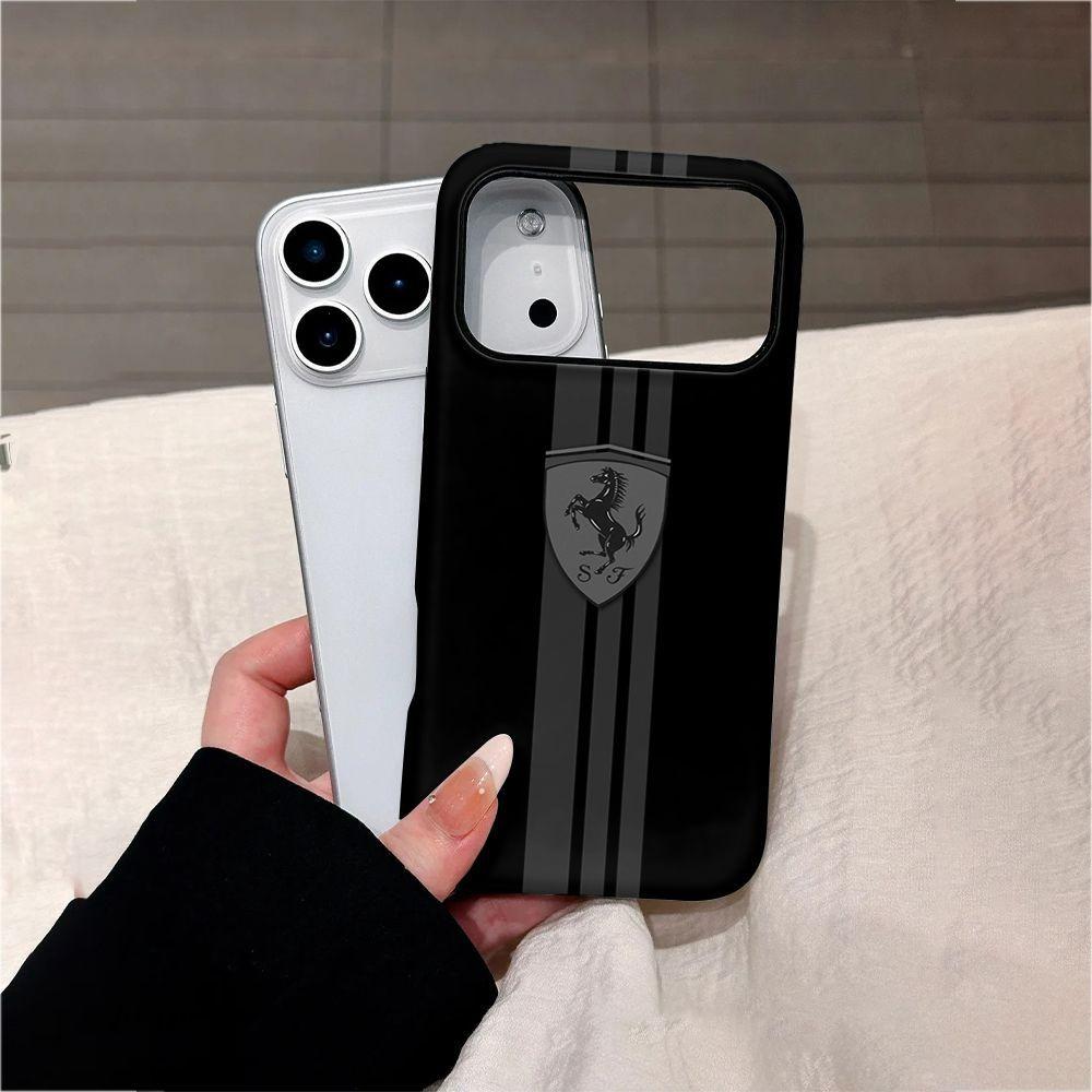Роскошный Чехол для Телефона F-Ferrari-F Защитная Крышка с Логотипом Ferrari Для iPhone 17 16 15 14 13 12 11 Pro Max 7 8Plus XR XS MAX Аксессуары