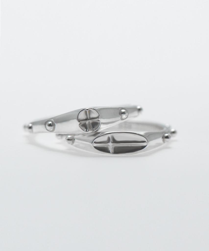 Серебряное кольцо-розарий Vivus Classic Oval