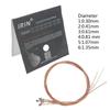 6Pcs/pack Folk Guitar String, Steel Core Guitar Strings Set Practice Replacement Part Accessory for Acoustic Folk Guitar