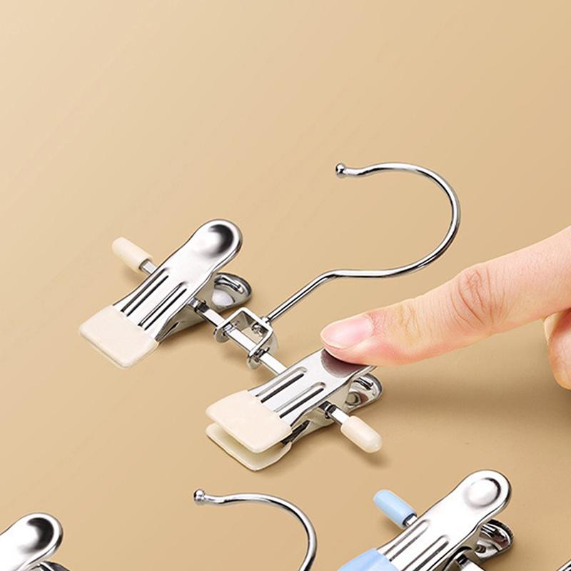Набор из 5 бесшовных вешалок для брюк из нержавеющей стали, регулируемая подставка для обуви из нержавеющей стали, вешалка для брюк, держатель для сапог, портативный