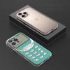 V-Винтажный Старый телефон Чехол для телефона Для iPhone17,16,15,14,13,12,11 Plus,Pro Max Мягкий прозрачный чехол