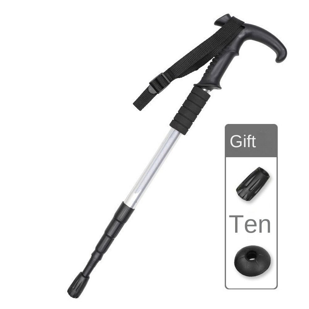 Нескользящая трость для ходьбы Складные костыли Инструменты для скалолазания Трекинговые палки Ежедневные задачи