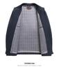 Мужская демисезонная куртка в стиле business casual с воротником-стойкой, 2026: Стиль на молнии для среднего возраста