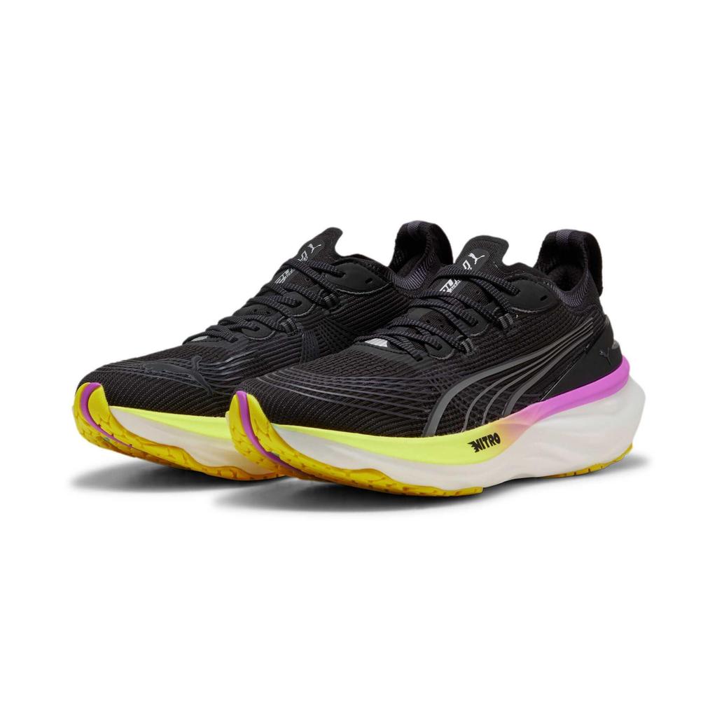 Puma ForeverRun Nitro 2 Black Pure Magenta Men Sneakers Puma-Black 310109-04
