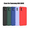 Новый защитный чехол для камеры из жидкого силикона для Samsung Galaxy A04 A04E 4G, оригинальный мягкий чехол-бампер