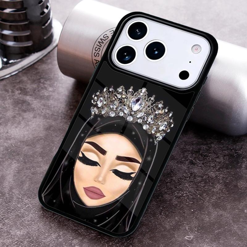 Арабская женщина в никабе Лицо чехол для iPhone 17 16 15 14 13 12 11 Pro Max Plus 17Air Мягкий силиконовый чехол