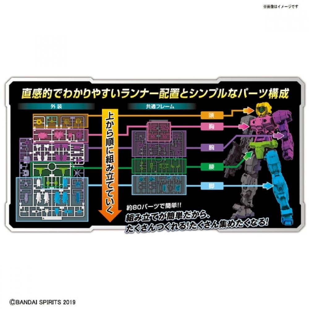 Bandai Spirits 30 Minutes Missions 1 144 Eexm 17 Alto White [собранная пластиковая модель 2024 1 Воспроизведено]
