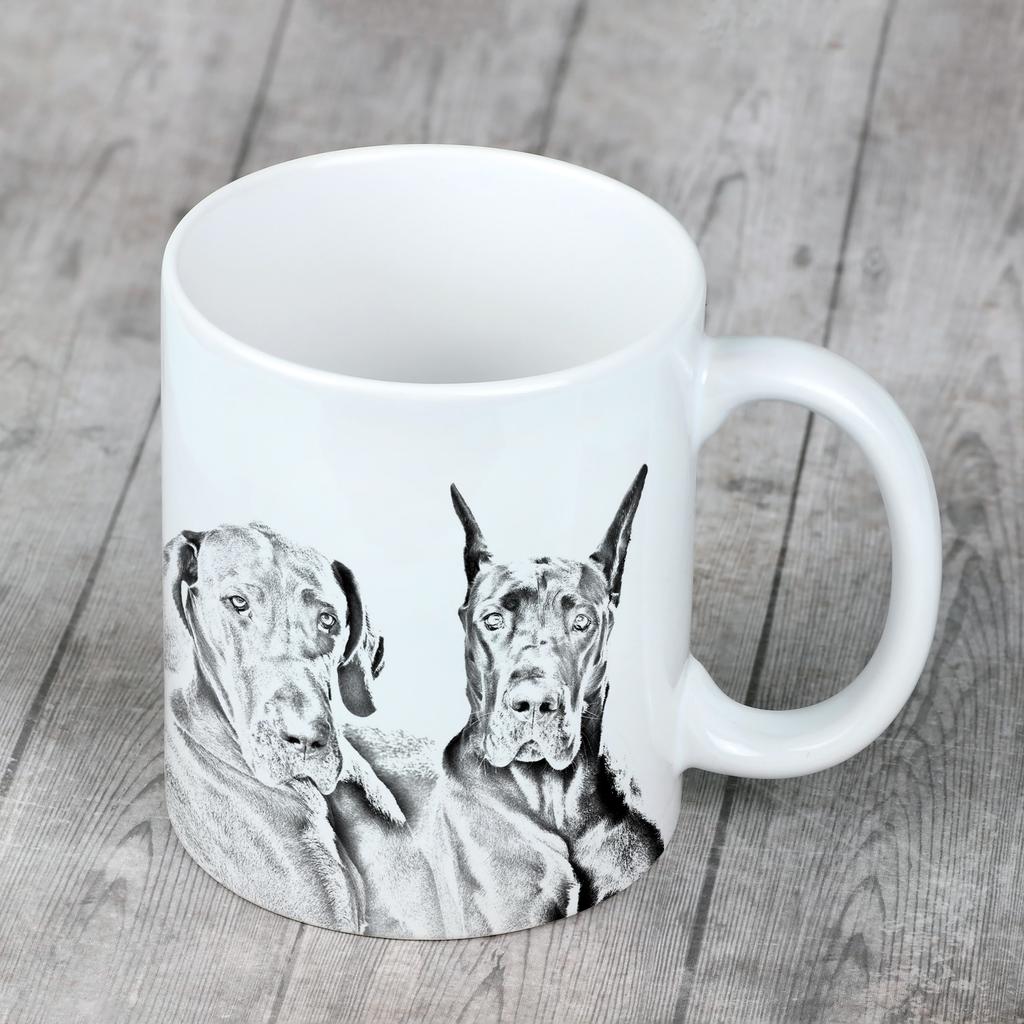 Great Dane - cup with a dog, personalized cup with a print, a classic gift for everyone from the Art-Dog brand