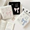 Korea Style A6 Binder Photo Album Korea Style Embroidery Bow Photocard Holder Book