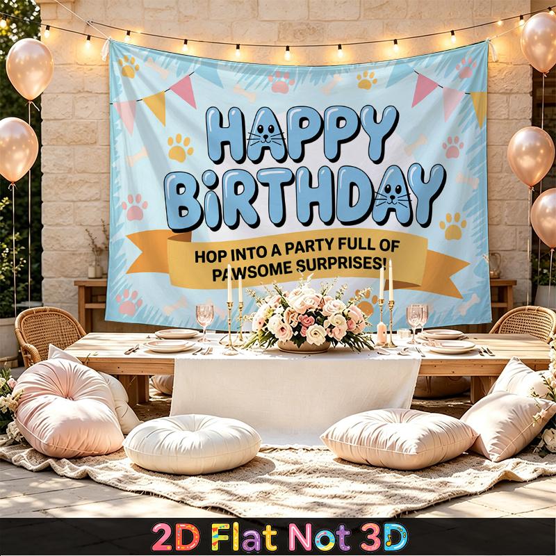 Photography Birthday Backdrop 1pc - Wall Hanging Decor