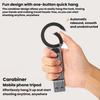 Carabiner Magnetic Aluminum‑Alloy Phone Holder Portable Multi‑Purpose Photography Tripod Bracket