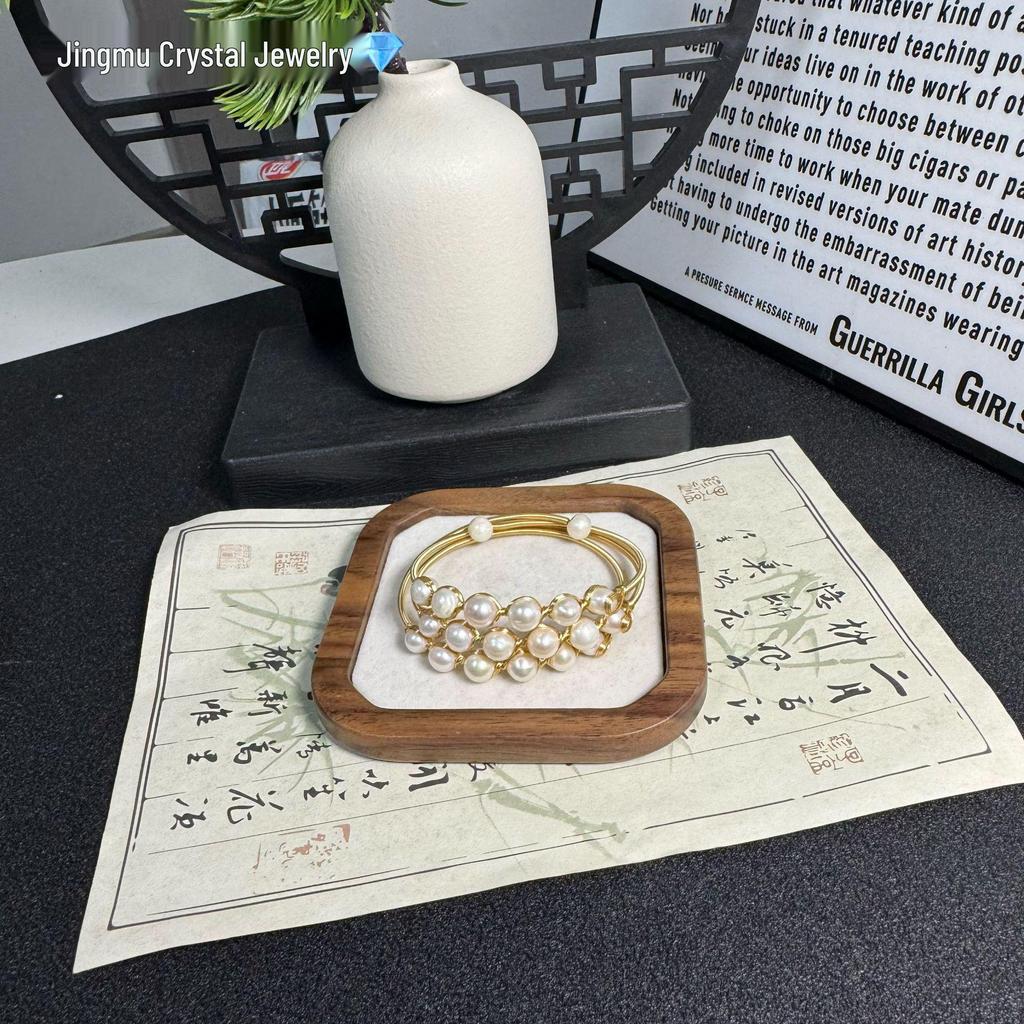 Браслет из натурального пресноводного жемчуга