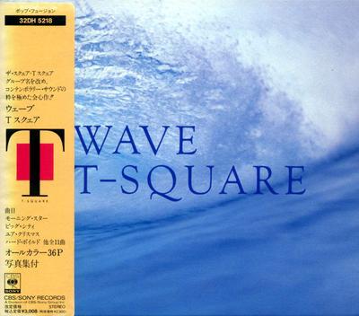 CD T-SQUARE - WAVE 32DH5218 CBS/Sony 1989 Япония Джаз Б/у