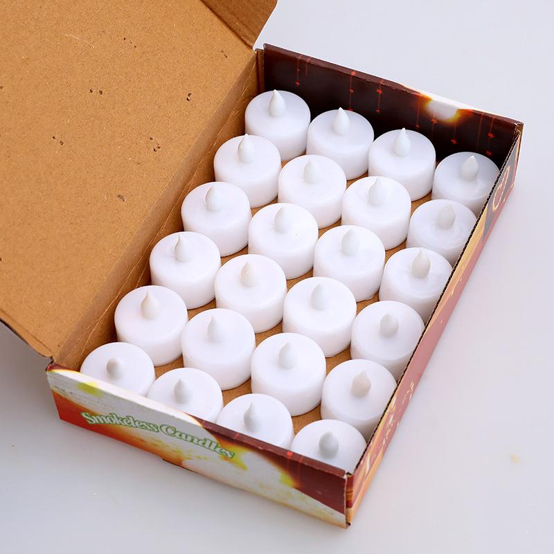 2pcs Electronic Candle Home Warm Light