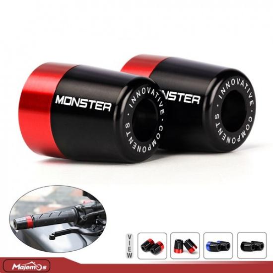 Заглушки Руля Рукоятки Заглушки Колпачки Для Ducati Monster 696/796/797/821/937/1200/S/R