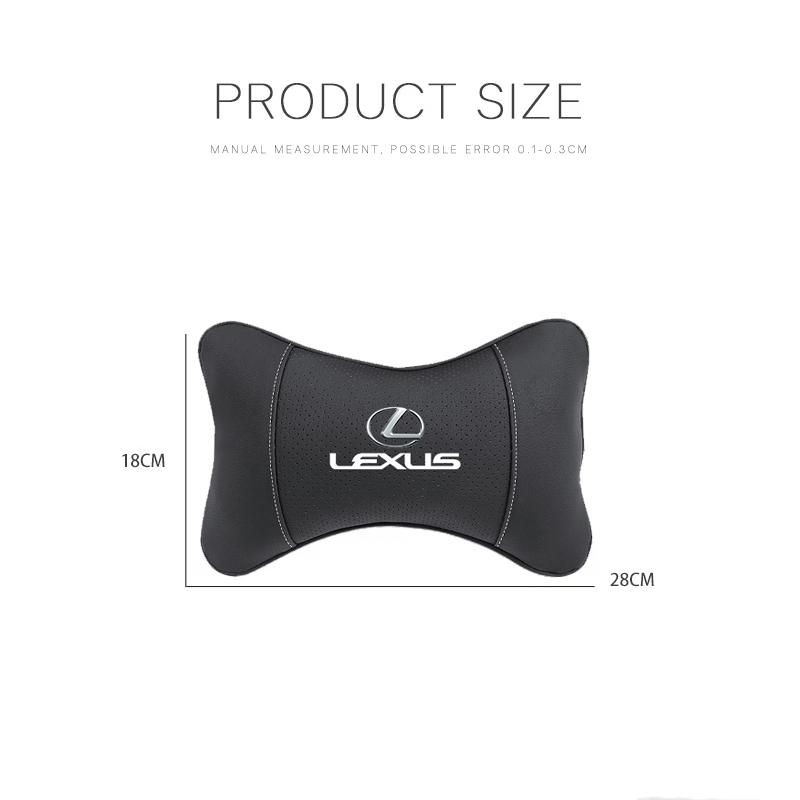 2026 Hot Interior Stickers For Lexus GS IS LS500h ES260 ES300h RX350h NX260 UX260 LM Car Seat Neck Pillow Leather Headrest Auto