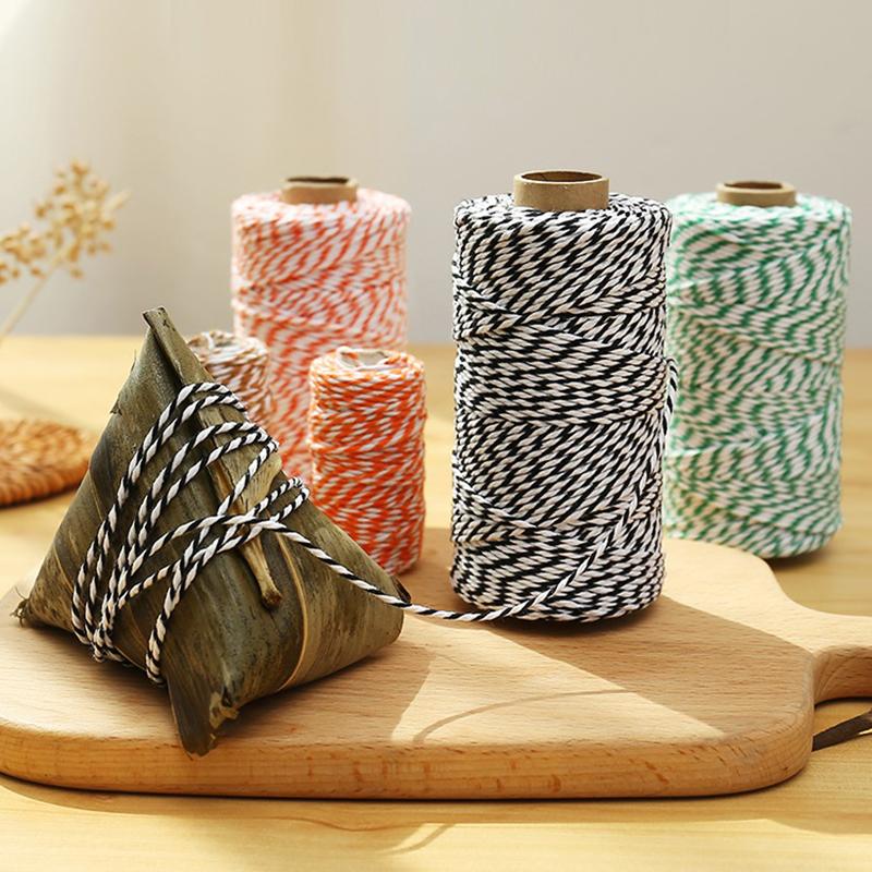 2 мм толстый мясной шпагат хлопковый шпагат для приготовления мяса обвязка индейки барбекю веревка для мяса колбаса шнур 100 метров