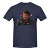 Pedro Pascal With Hearts Long Style Tshirt Niche Personality Fashion Sense Shirt