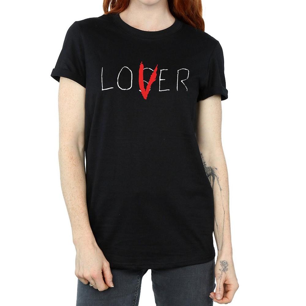 It Womens/Ladies Loser Lover Cotton Boyfriend T-Shirt