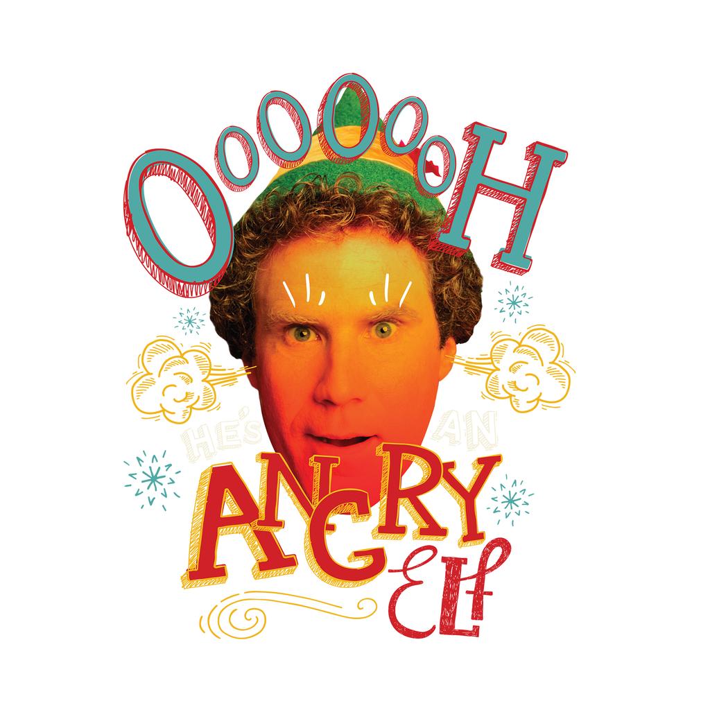 Elf Unisex Adult Angry Sweatshirt