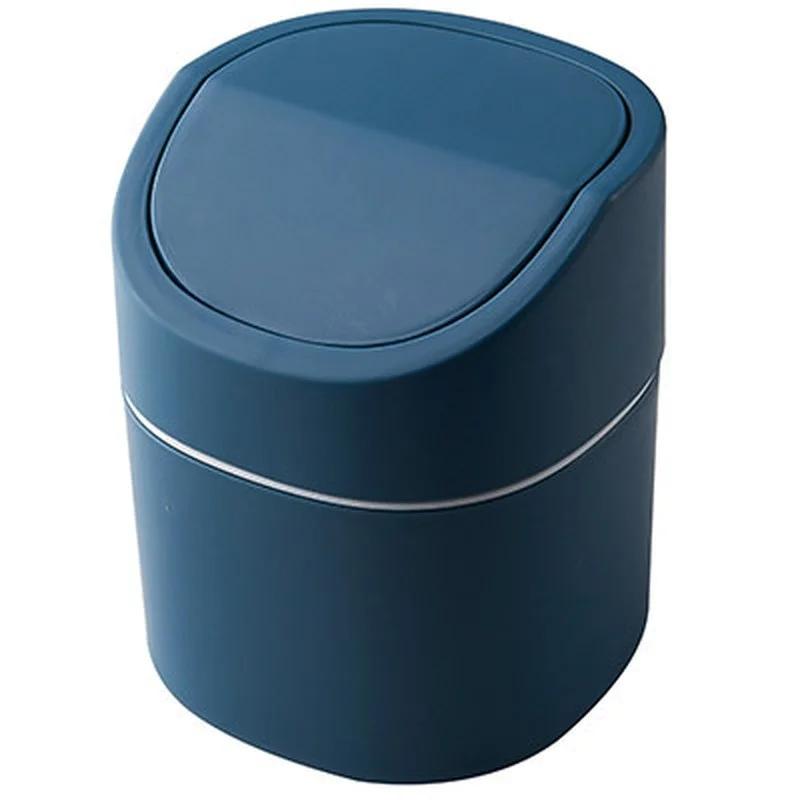 Креативный скандинавский стиль настольный мусорный бак для мусора для кухни, ванной комнаты, спальни, переворачивающаяся крышка, мусорный бак