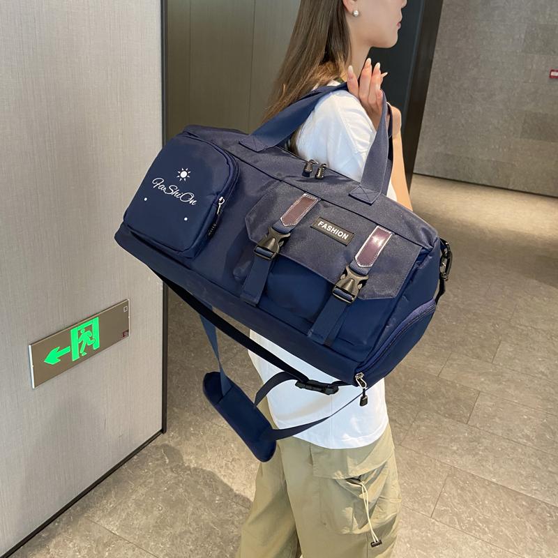 Большая вместительная портативная сумка-мессенджер, дорожная водоотталкивающая сумка, унисекс, студенческая дорожная сумка через плечо