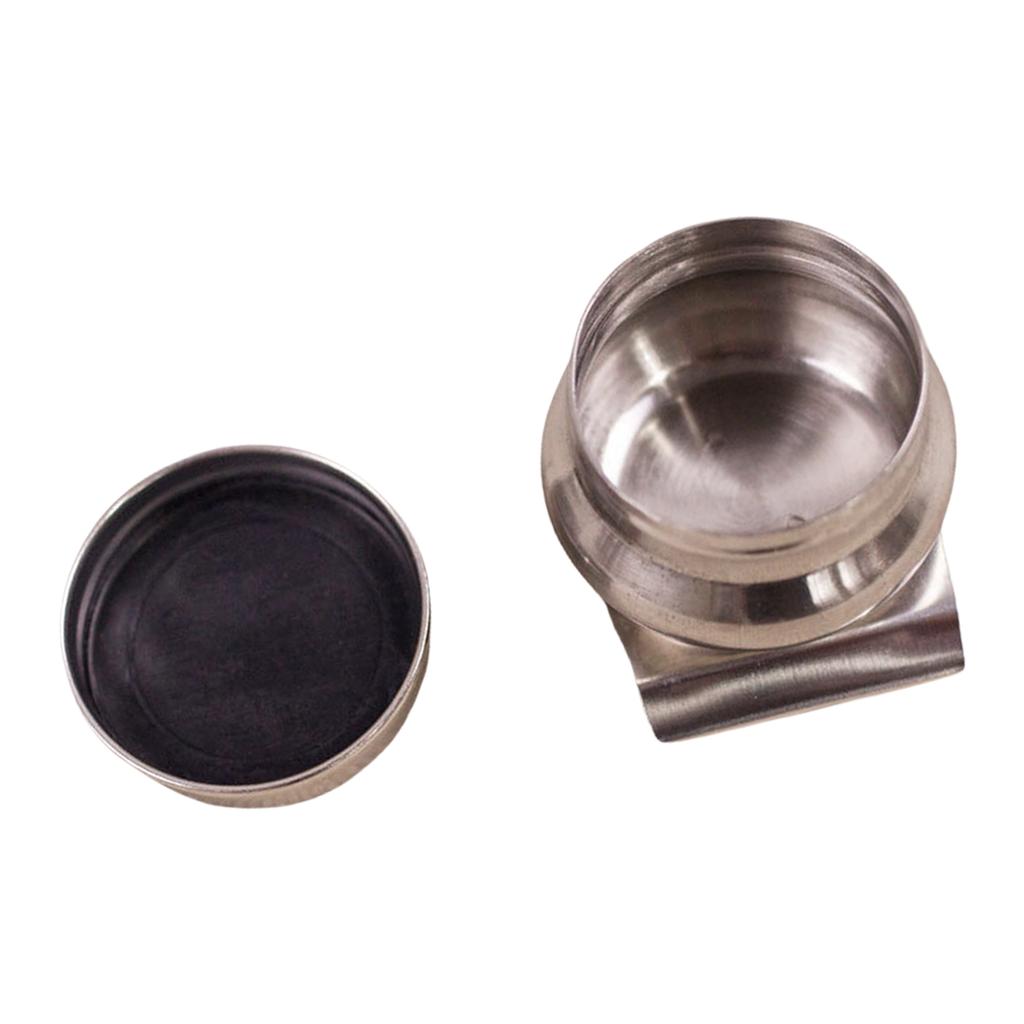 Palette Cup Large Mouth Single Dipper Pallete Cup Double Dipper Painting Pot Container with Lid and Clip for Drawing