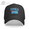 Tuvalu Flag With Letter Baseball Cap Men Women Summer Unisex Hip Hop Caps Cotton Snapback Golf Hat Fishing Caps