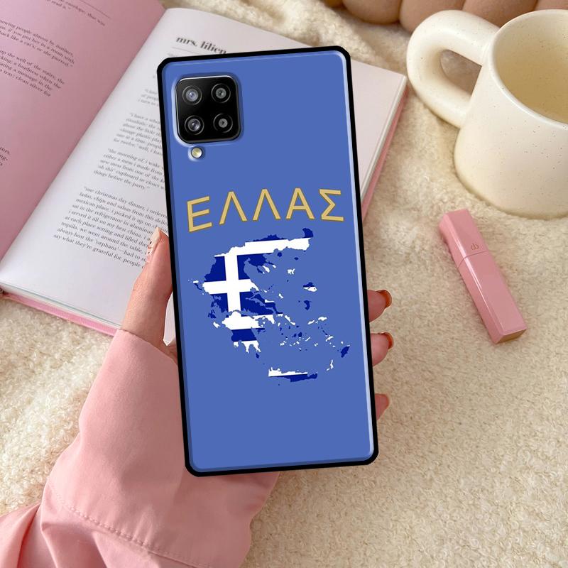 Греческий флаг Греции для Samsung Galaxy A54 A34 A14 A13 A52 A32 A12 A22 A72 A52S A33 A53 A73 A71 A51 чехол для телефона