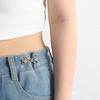 Chinese Knot Detachable Pants Waist Tightener Pin Electroplated Zinc Alloy Instant Button Extender for Jeans & Skirts