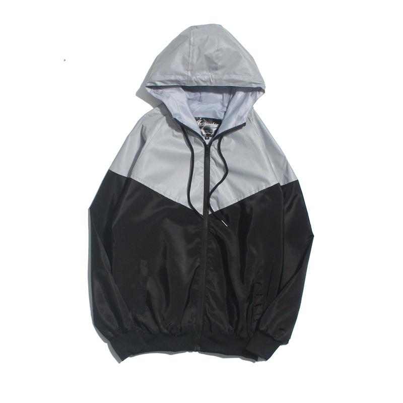 «Светоотражающая зимняя ветровка»: Японская модная куртка унисекс для студентов.