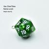 Cross-Border 20-Sided Acrylic Dice with Pearl Texture for Role-Playing DIY Accessories