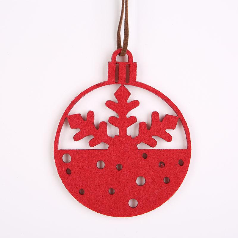 Новый милый мультяшный рождественский войлочный кулон с изображением оленя, рождественской елки, декоративный кулон для вечеринки Navidad, праздничные принадлежности