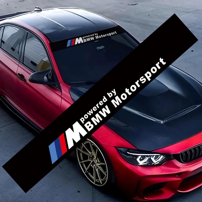 High Quality Vinyl Car Sticker Decal for BMW E30 E34 E36 E39 E46 E60 E70 E87 E90 E91 E92, Front & Rear Windshield Decorative Sty TU0