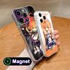 Date a Live Ямаи Кагуя Прозрачный чехол для телефона Magsafe для iPhone 17 16 15 14 13 12 11 Air Pro Max Plus Mini Цветная обложка
