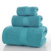 Style, plain cotton towel, threepiece household towel, soft and absorbent.