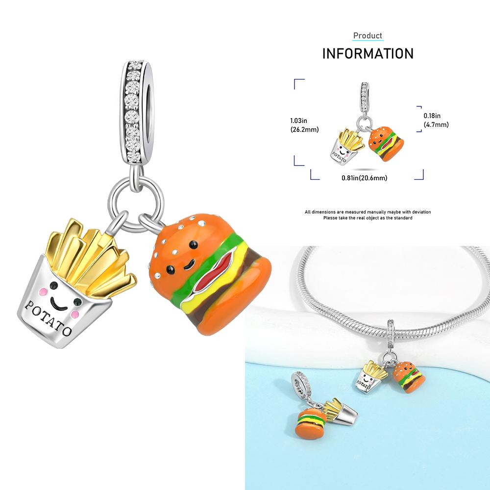 Циркон Сердце Клип Шармы Цветок Клевер Шарм Медь Морская Черепаха Бусины Подходят для DIY Оригинальный Браслет Ювелирные Изделия