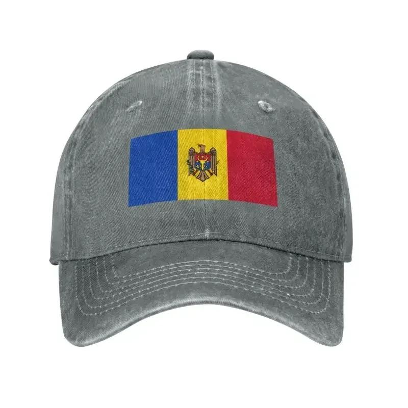 Модная Хлопковая Кепка-Флаг Молдовы На Заказ Женская Унисекс Регулируемая Взрослая Кепка Папы Летняя