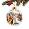 Plastic Christmas Tree Bauble Lighted Hanging Ornament New LED Light Ball  Holiday Decor