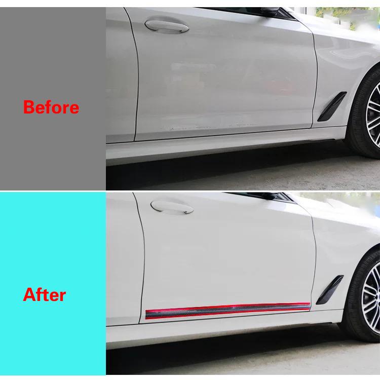 Защита двери автомобиля, защита от царапин, защита от краски, углеродное волокно, резина, автобампер, защита от царапин